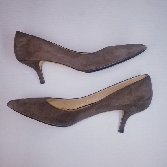 🌸Dolce & Gabbana | Grey Suede Kitten Heel Pointed Toe 39 - Picture 10 of 10